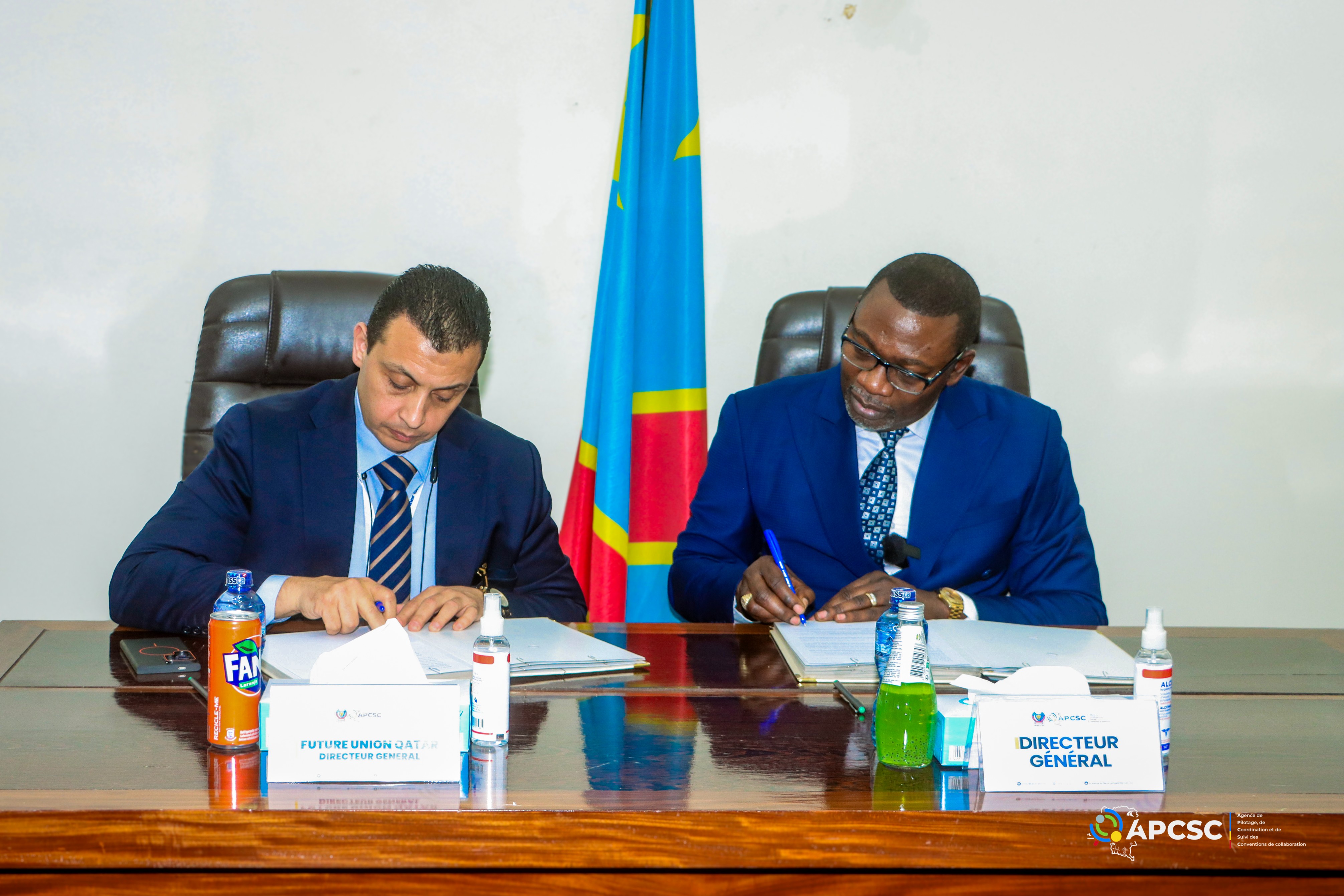 RDC : l’APCSC et Future Union Qatar signent un mémorandum d’entente pour le développement des infrastructures